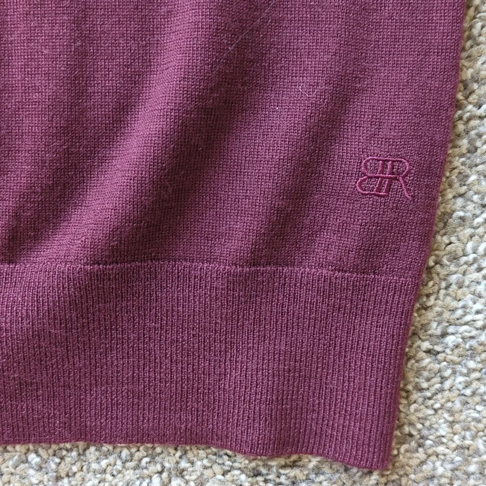 Banana Republic Burgundy Merino Wool Sweater